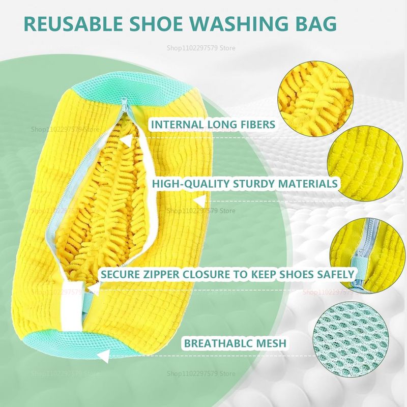 Shoe Washing Machine Bag Laundry Shoe Bag for Washer