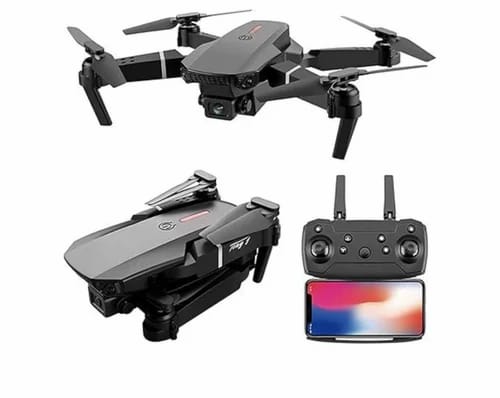 E88 Pro Foldable Drone with HD Camera | Smart Controls, Gesture Selfie, and Fun Flight for Beginners